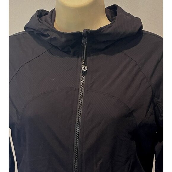 Lululemon In Flux Black Reversible Full Zip Hoodie Jacket - Picture 8 of 16